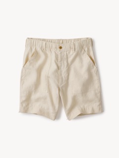 Natural 7.5" Loomed Linen OG-107 Fatigue Short